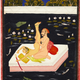 A couple making acrobatic love on a lake, Mewar, North India, 18th century.